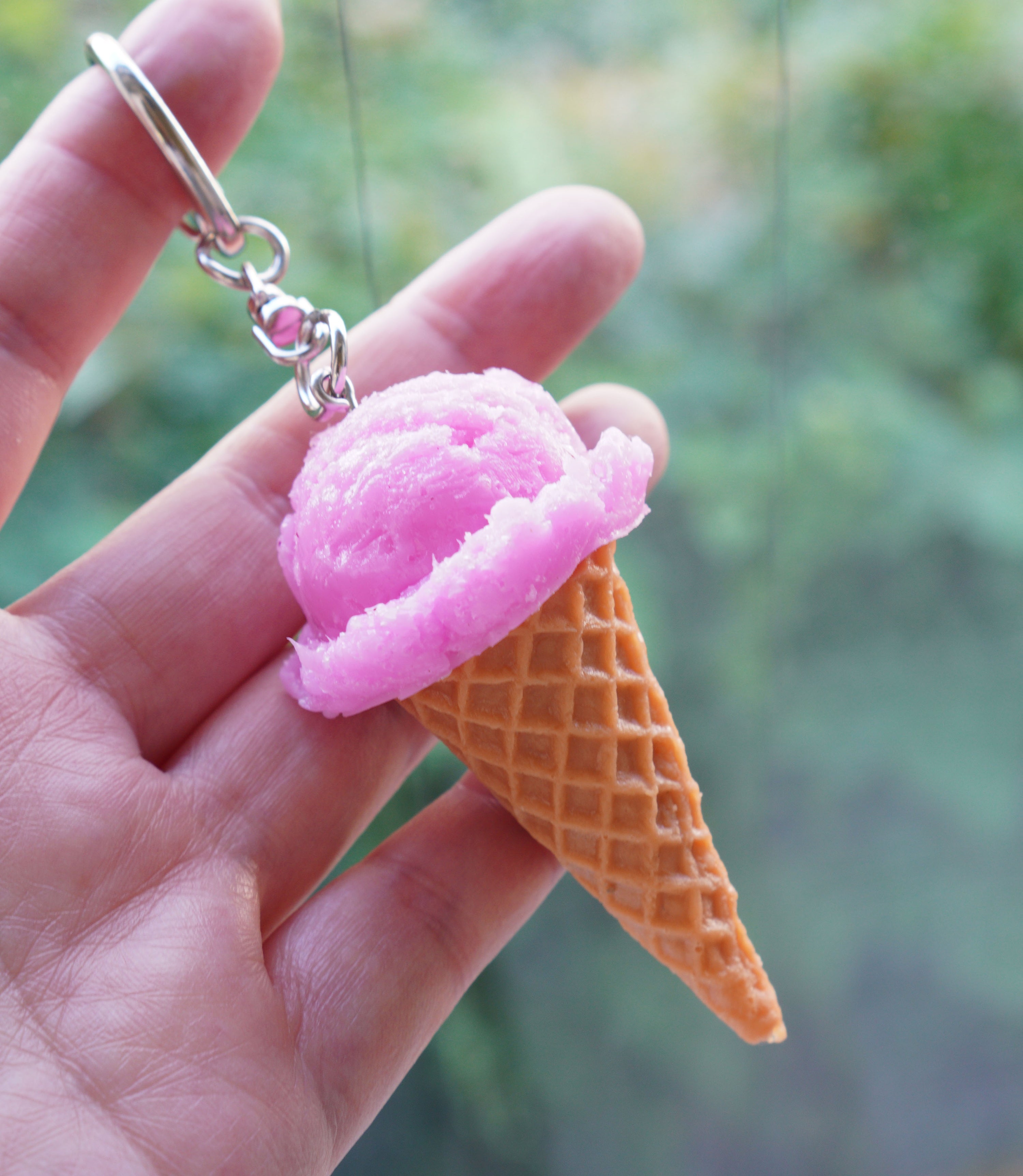 アイスクリームのキーホルダー